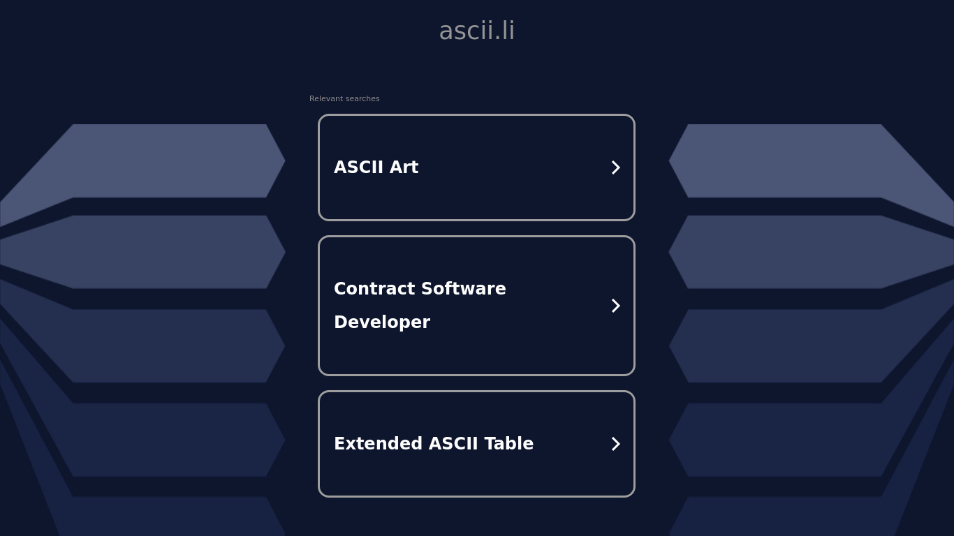 Cowsay ASCII Generator Landing page
