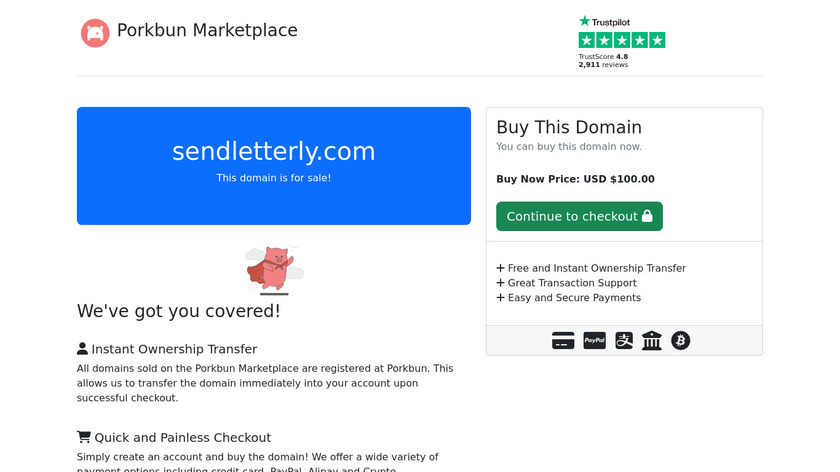 Letterly Landing Page