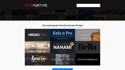 hypefortype.com Hype for Type image