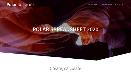 Polar SpreadSheet 2020 screenshot
