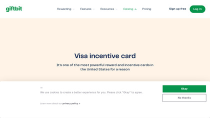 Giftbit Visa Incentive Card image