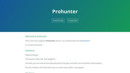Prohunter image