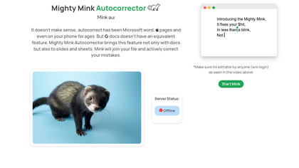 Mighty Mink Autocorrector image