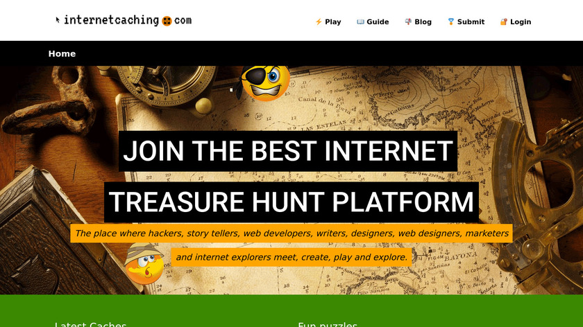 InternetCaching Landing Page