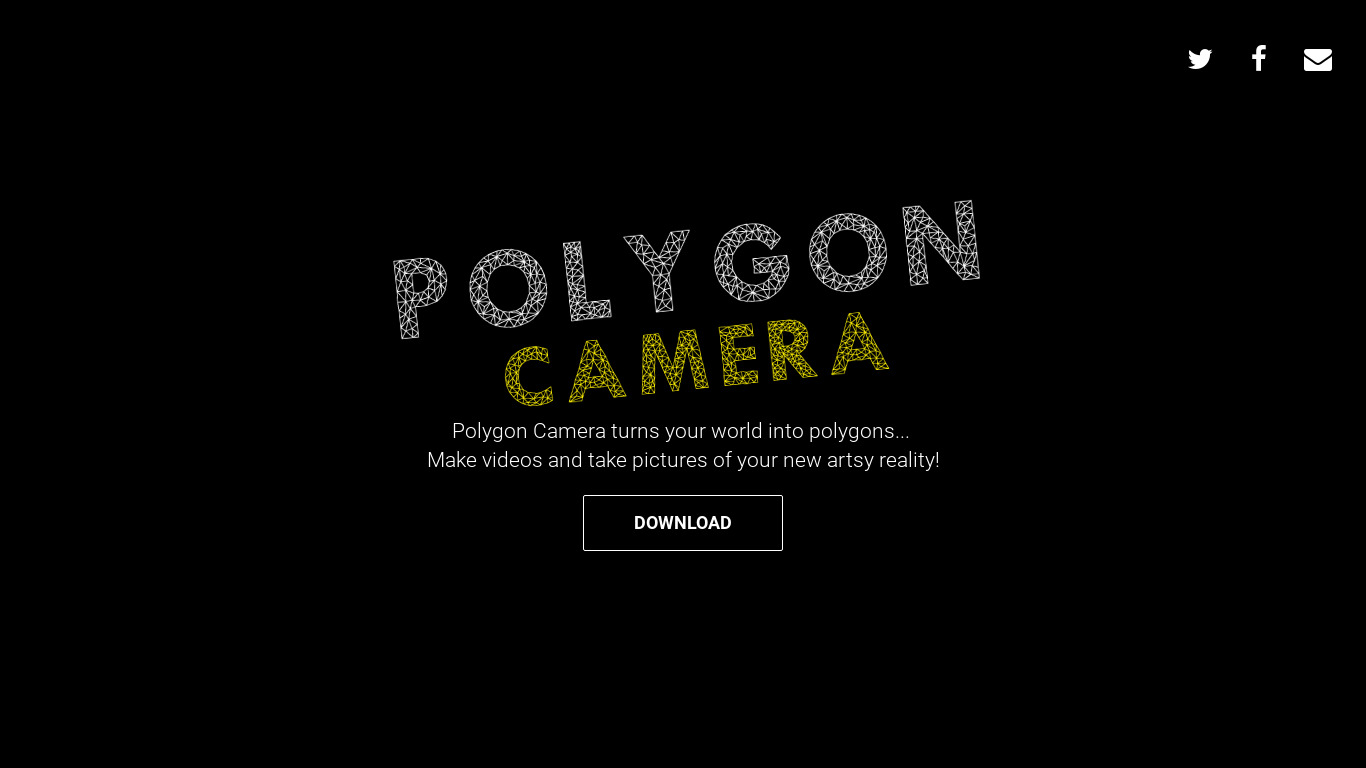Polygon.Camera Landing page