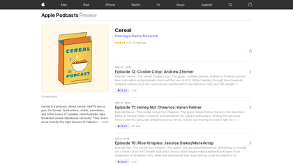 Cereal Podcast image