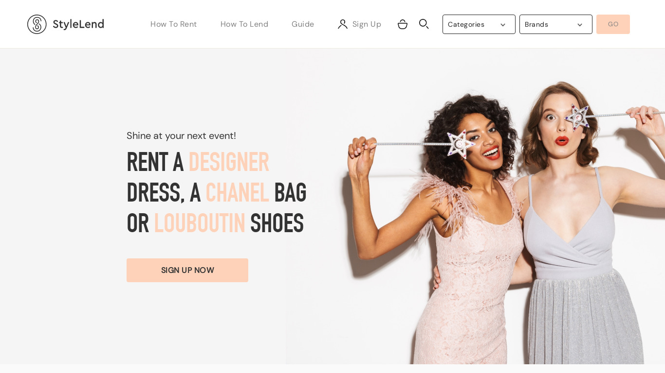 Style Lend Landing page