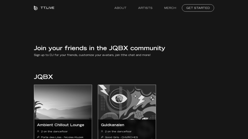 JQBX Landing Page