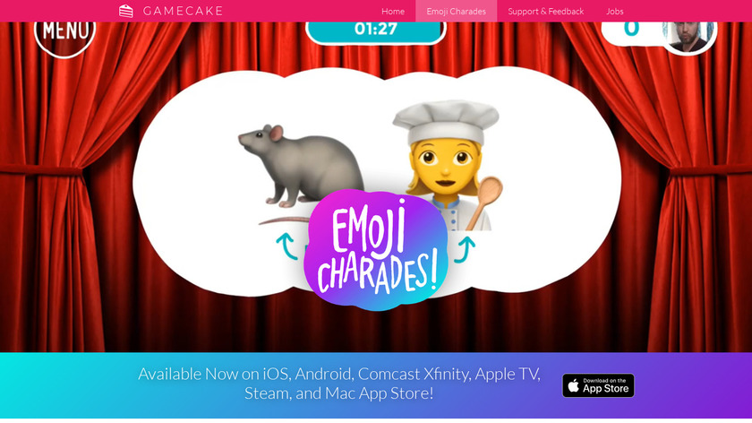 Emoji Charades Landing Page