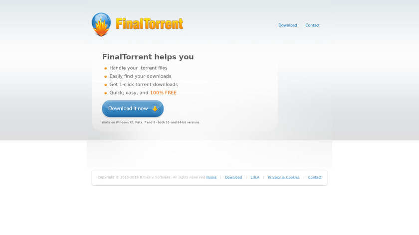 FinalTorrent Landing Page