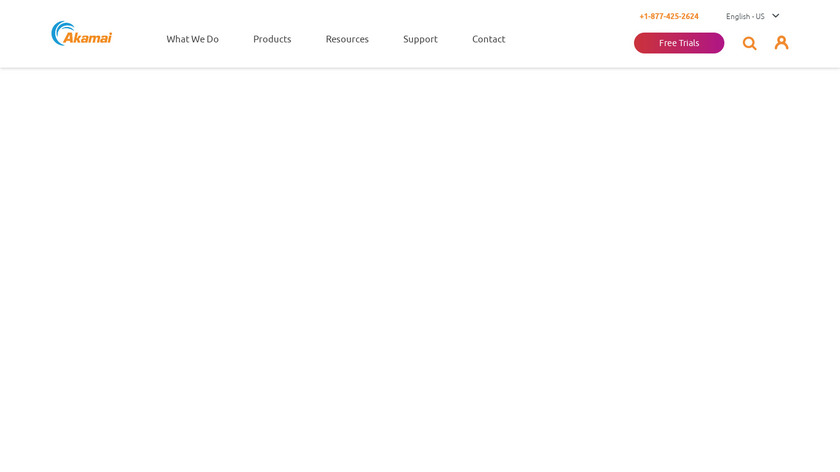 Akamai Fast DNS Landing Page