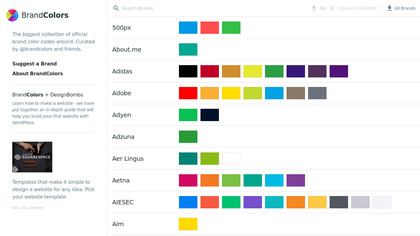 Brand Colors screenshot