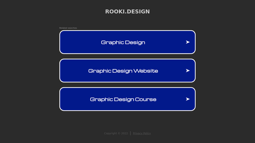 rooki.design Landing Page