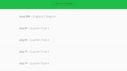 World Cup Calendar Blocker image