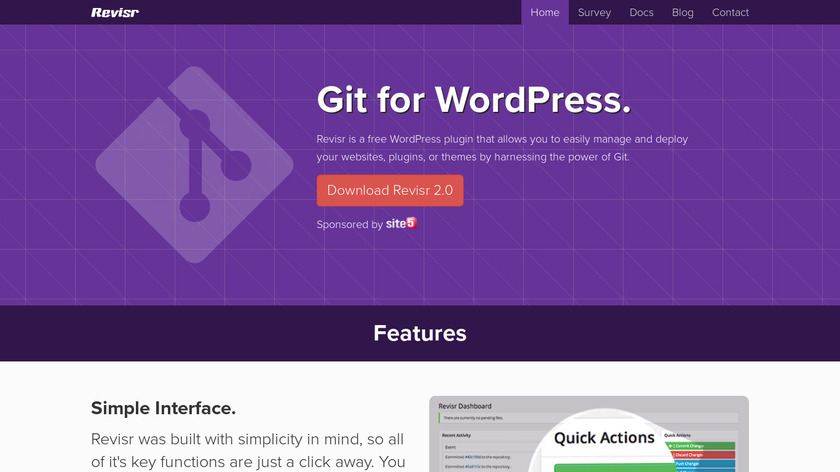 REVISR Landing Page