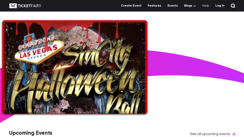 The Ticket Fairy Landing Page