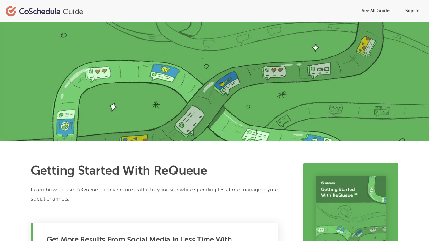ReQueue for CoSchedule Landing page