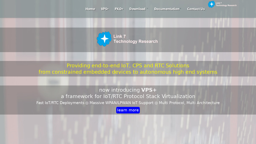 Visual ProtoStack Landing Page