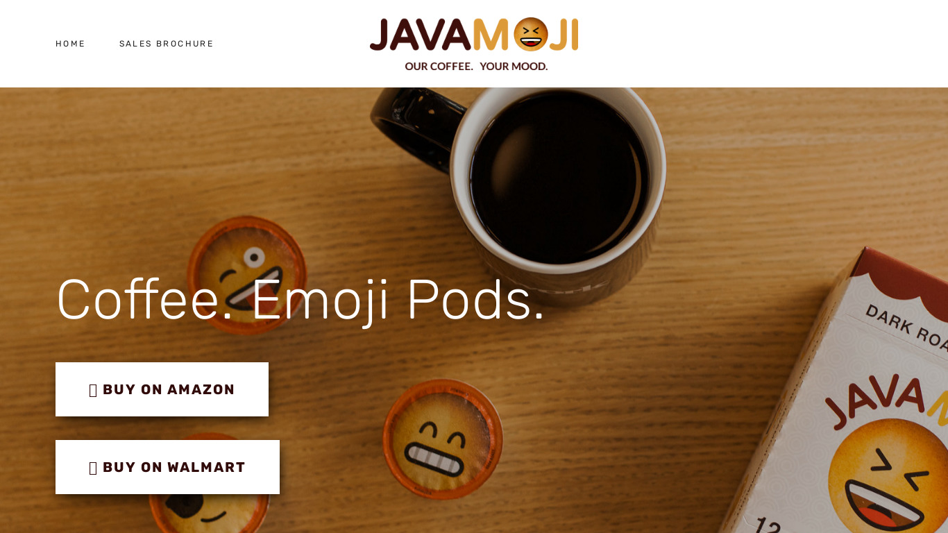JavaMoji Landing page