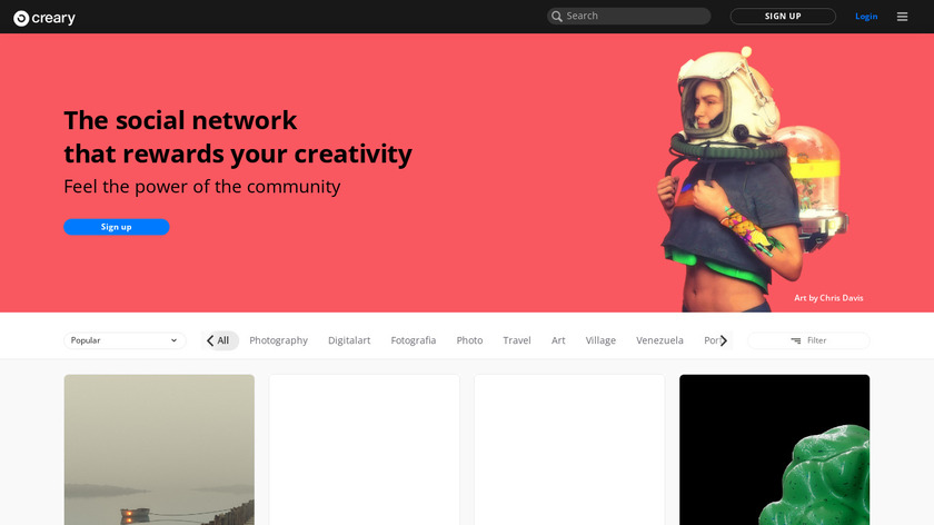 Creary Landing Page