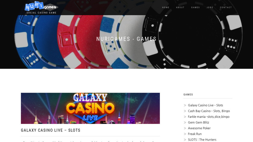 Casino Live Landing Page