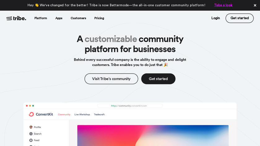 Tribe.so Landing Page