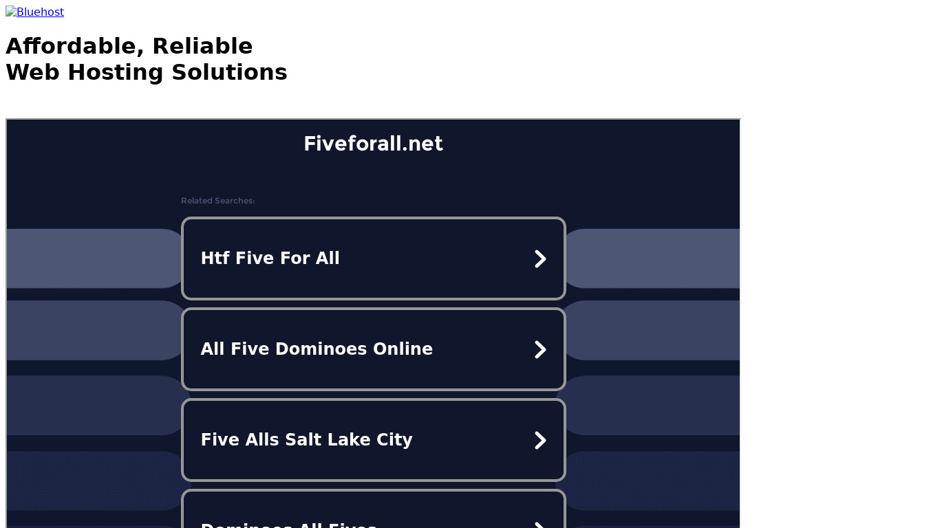 #FiveForAll Landing page