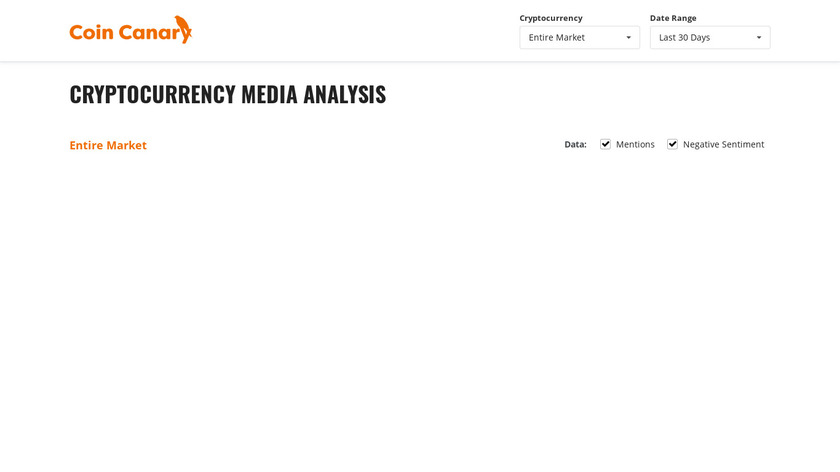 Coin Canary Landing Page
