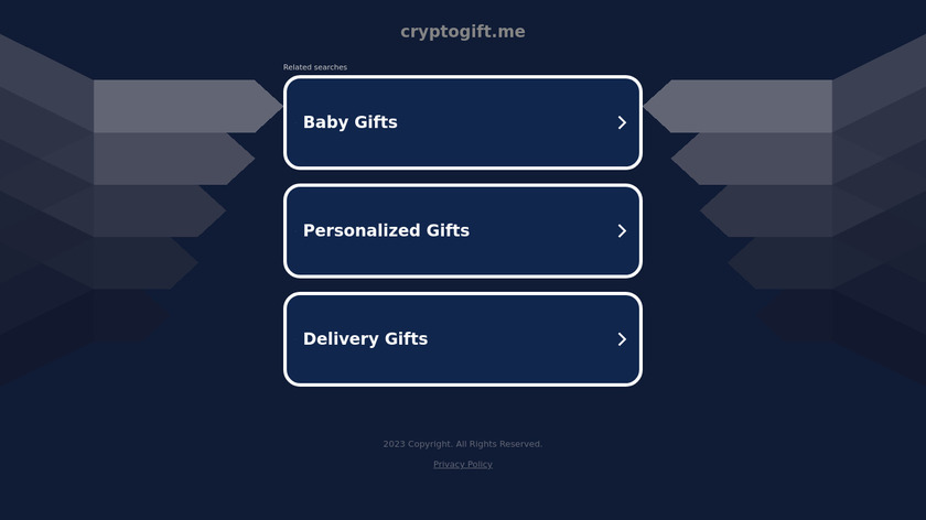 CryptoGift Landing Page