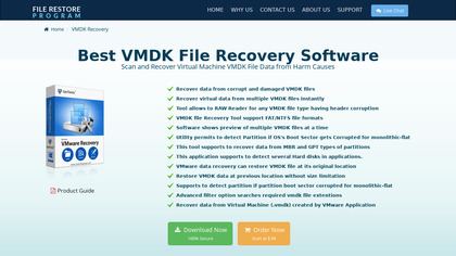 VMware File Recovery Software image