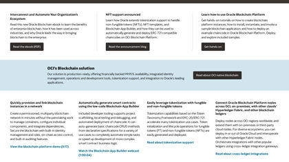 Oracle Blockchain Cloud Service image