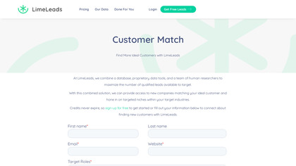 LimeLeads Customer Match image