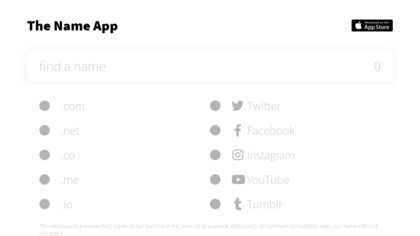 The Name App image