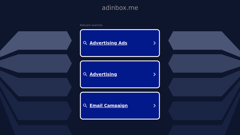 AdInboxMe Landing Page