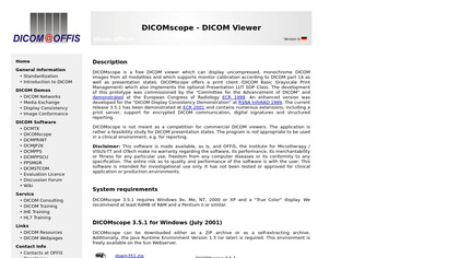 dicom.offis.de DICOMscope image