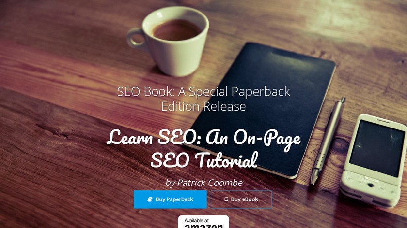 SEO Book Landing Page