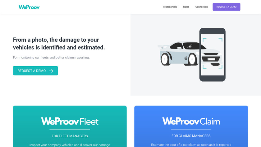 WeProov Landing Page