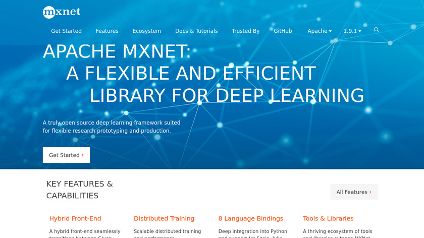 MXNet Landing Page