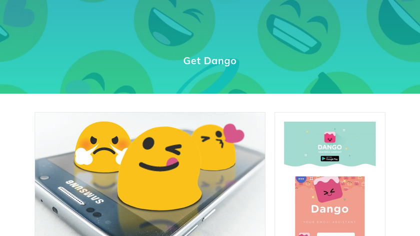 Dango Landing Page