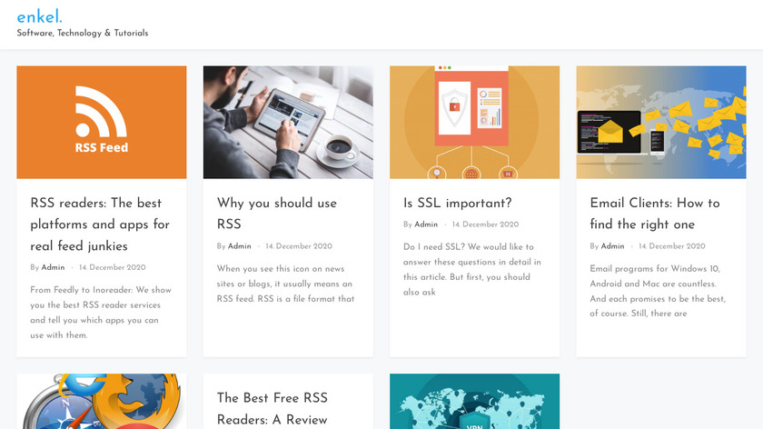 Enkel Landing Page
