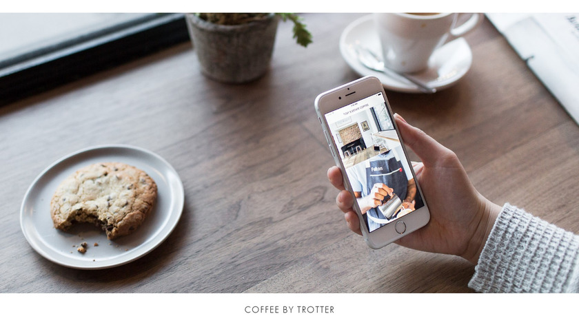 trottermag.com Coffee by Trotter Landing Page