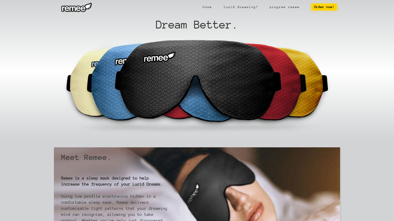 Remee Landing page