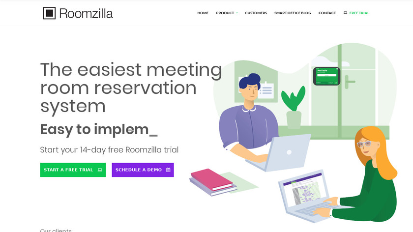 Roomzilla Landing Page