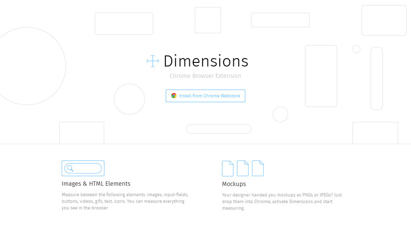 Dimensions Landing Page