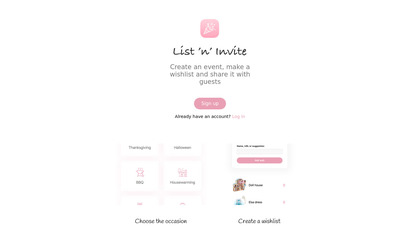 List and Invite image