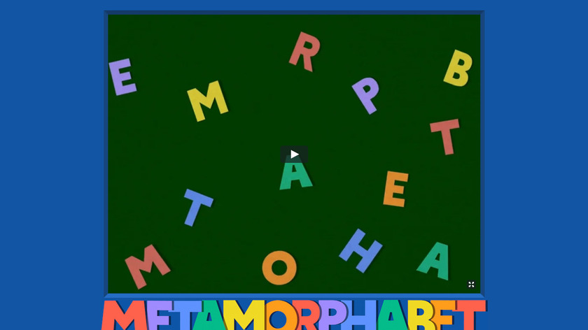 Metamorphabet Landing Page