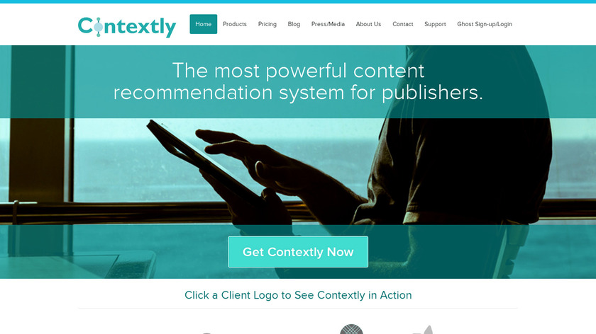 Contextly Landing Page