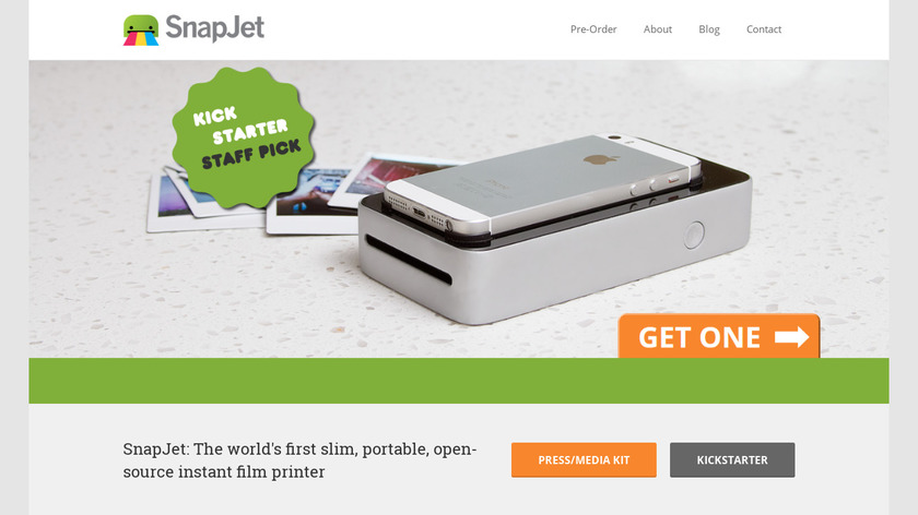 Snapjet Landing Page