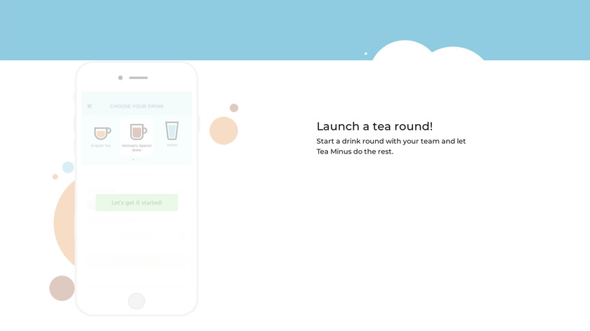 Tea Minus Landing Page