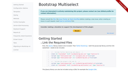 Bootstrap Multiselect image